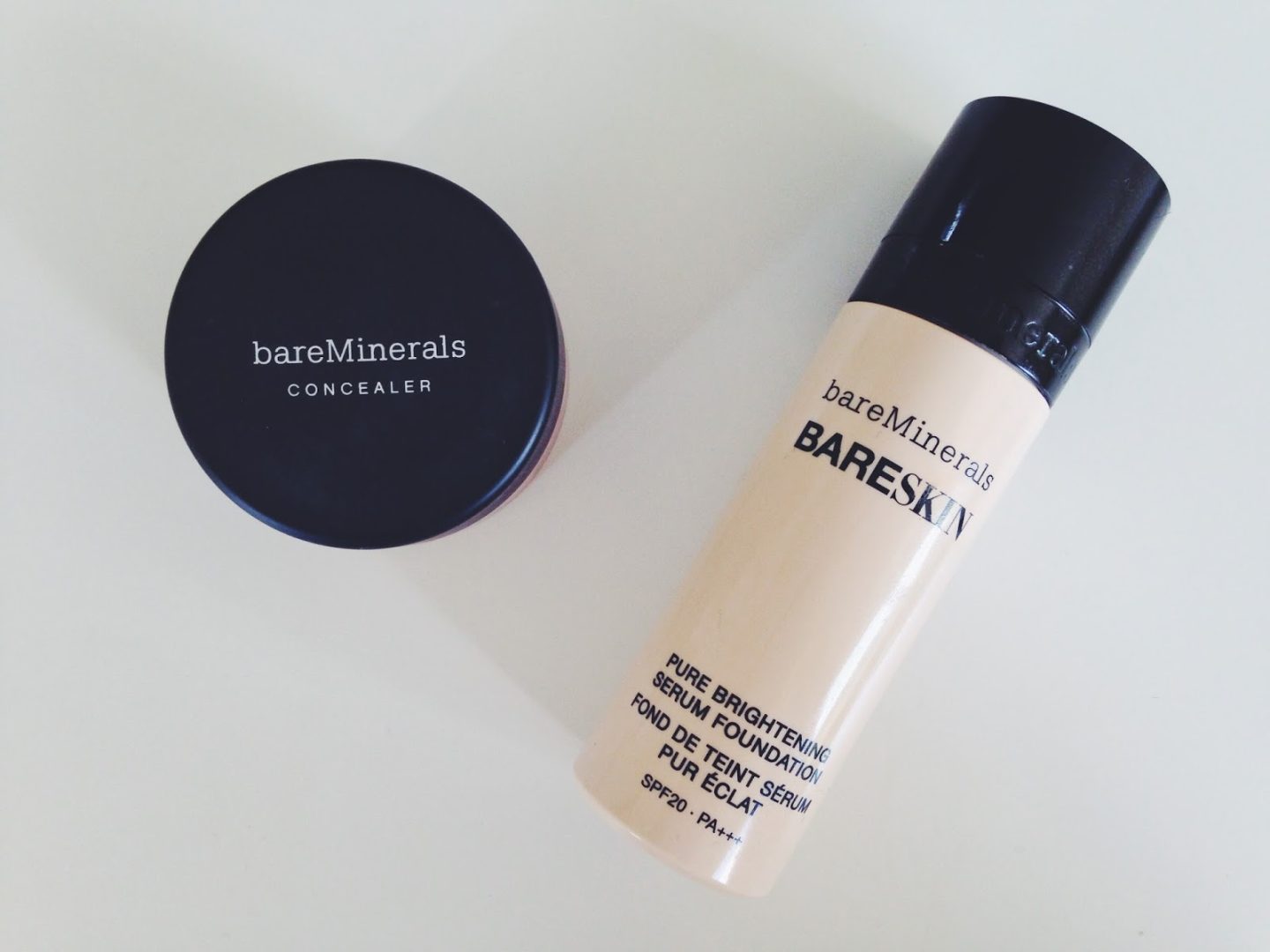 Two Bare Minerals products