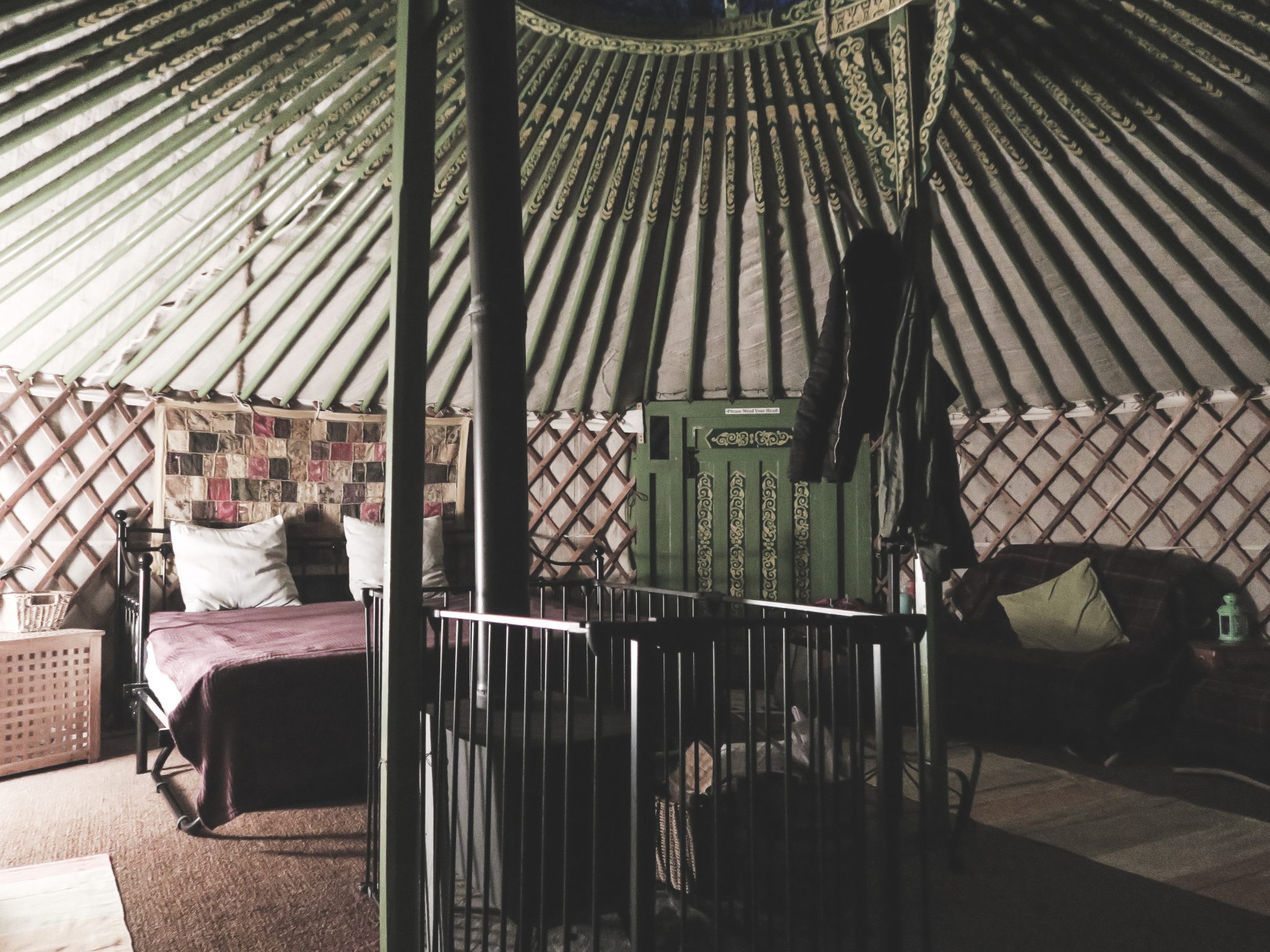 Interior at Hidden Valley Yurts | Curiously Conscious