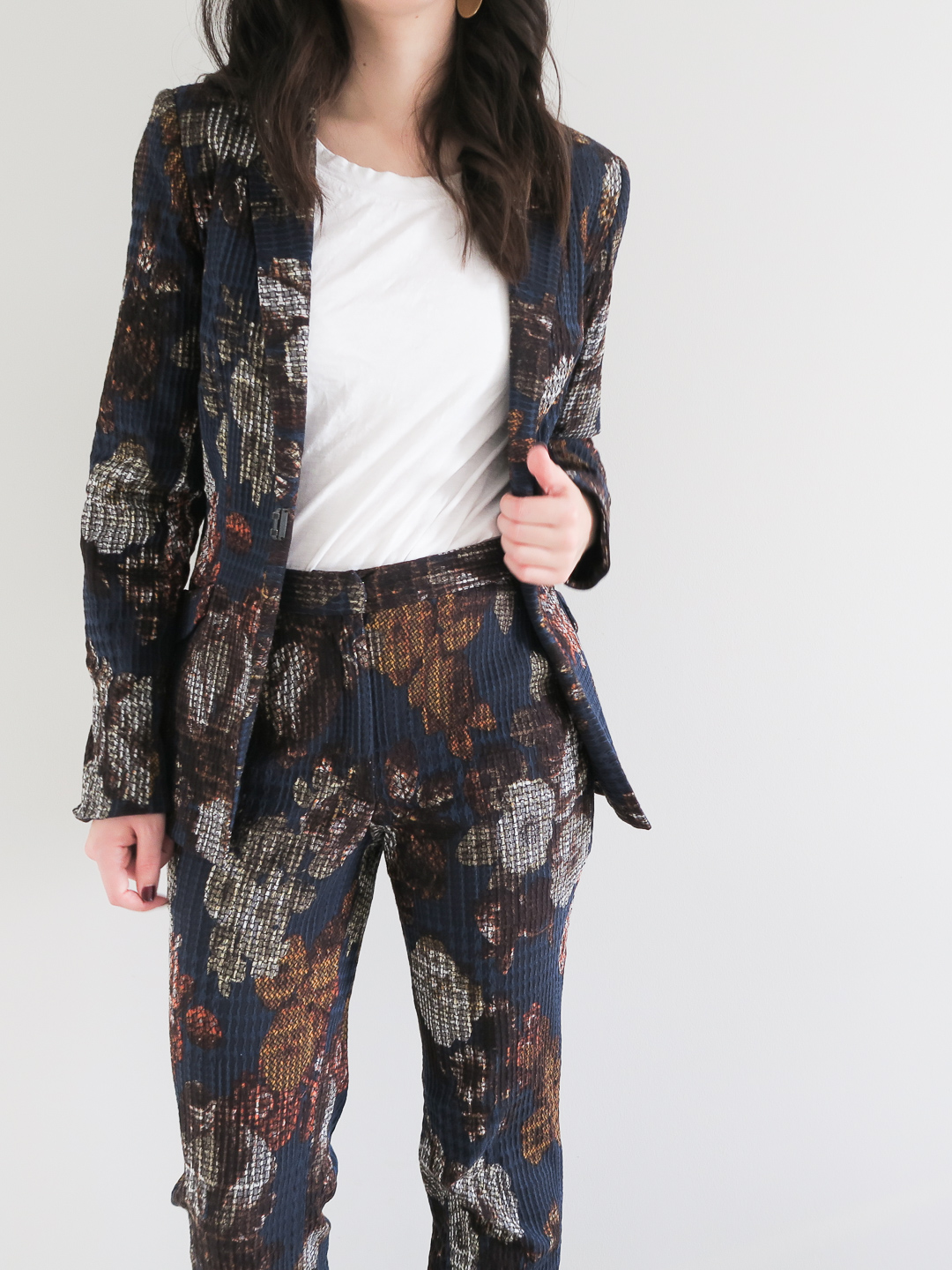 How To Pull Off a Womens Floral Suit | Curiously Conscious