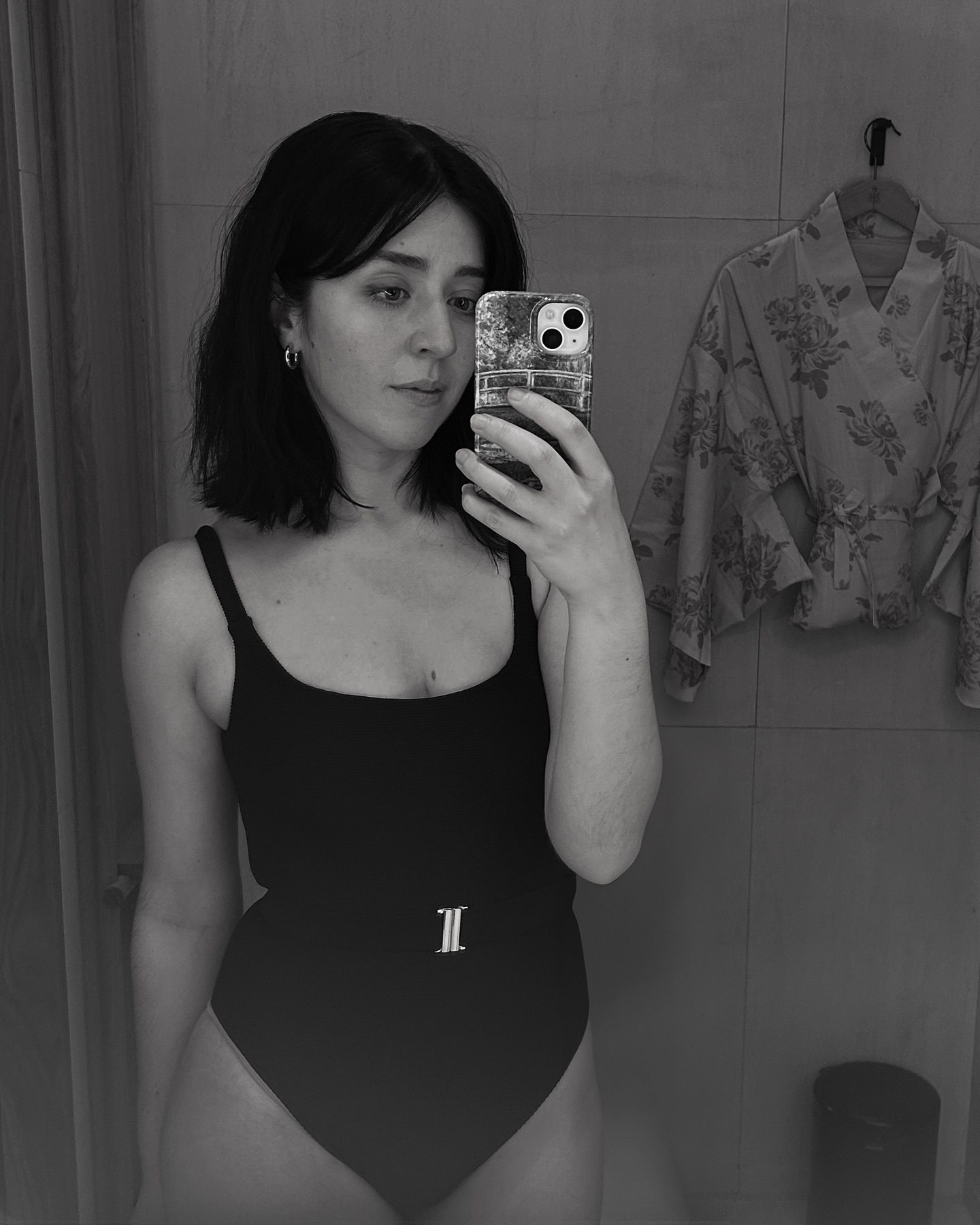 Besma wears Revivre Elle One Piece made from Econyl