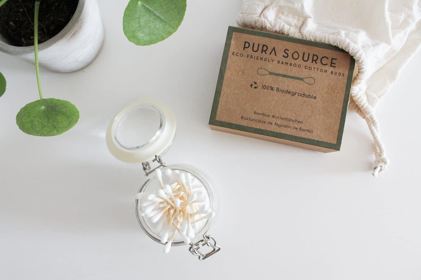 Pura Source eco-friendly cotton buds