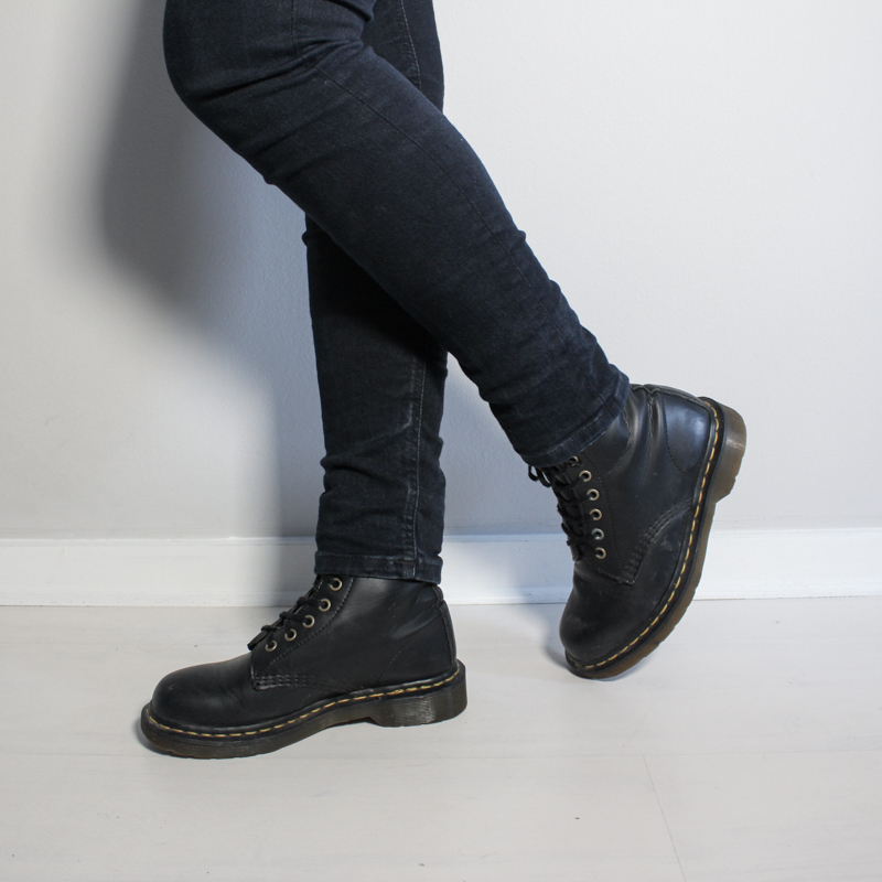 Vegan Dr Martens Boots in Black