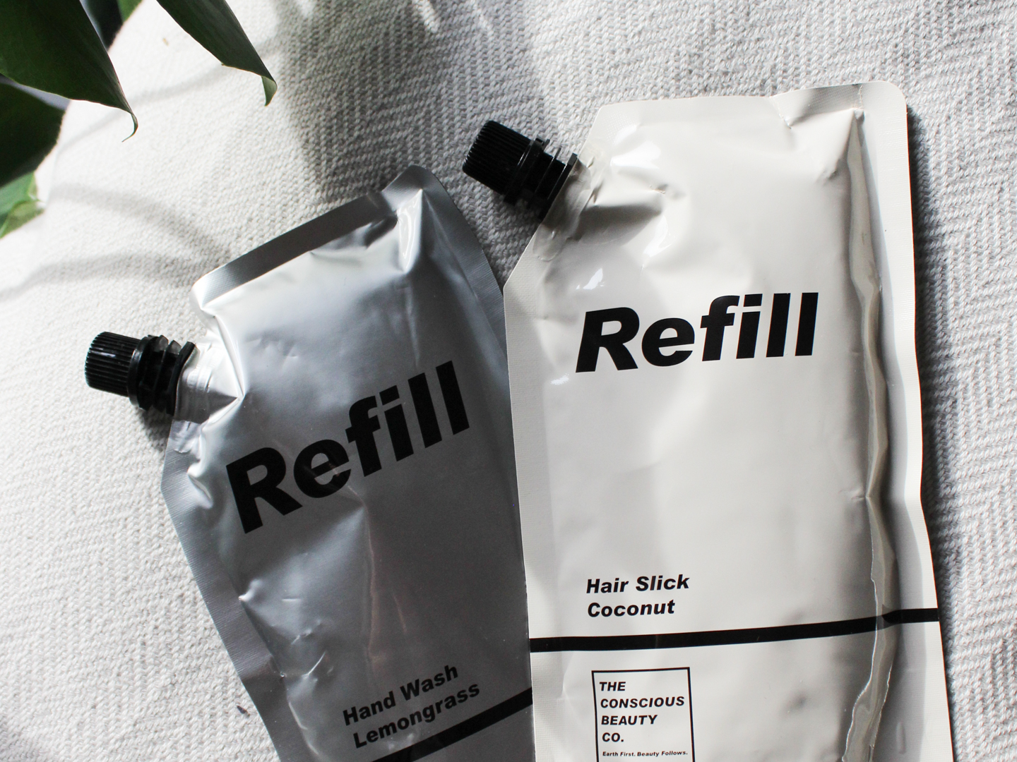 Refill pouches from Conscious Beauty Co.