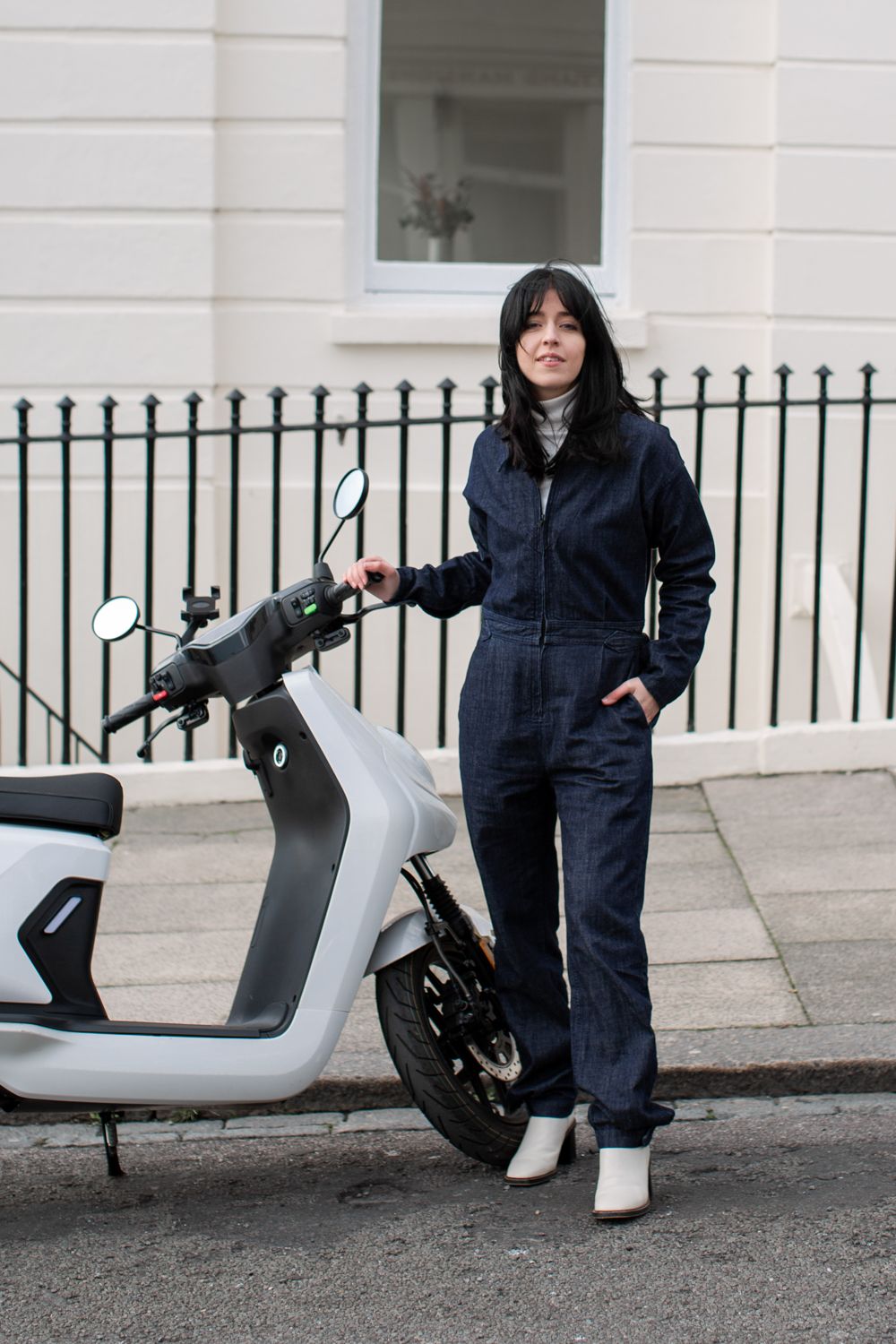 Besma with NIU MQi GT Electric Scooter