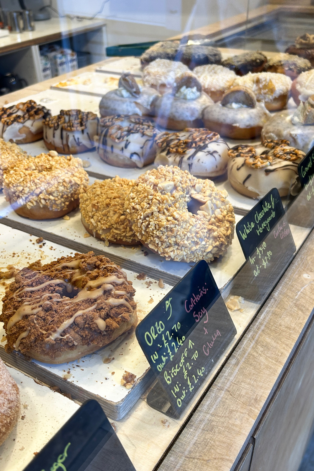 Plant-based donuts at Considerit