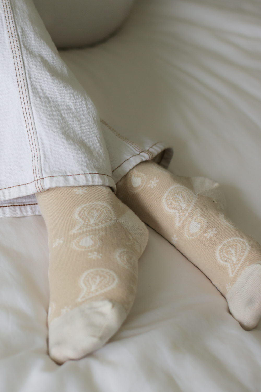 Close-up of Peper Harow Paisley Womens Socks