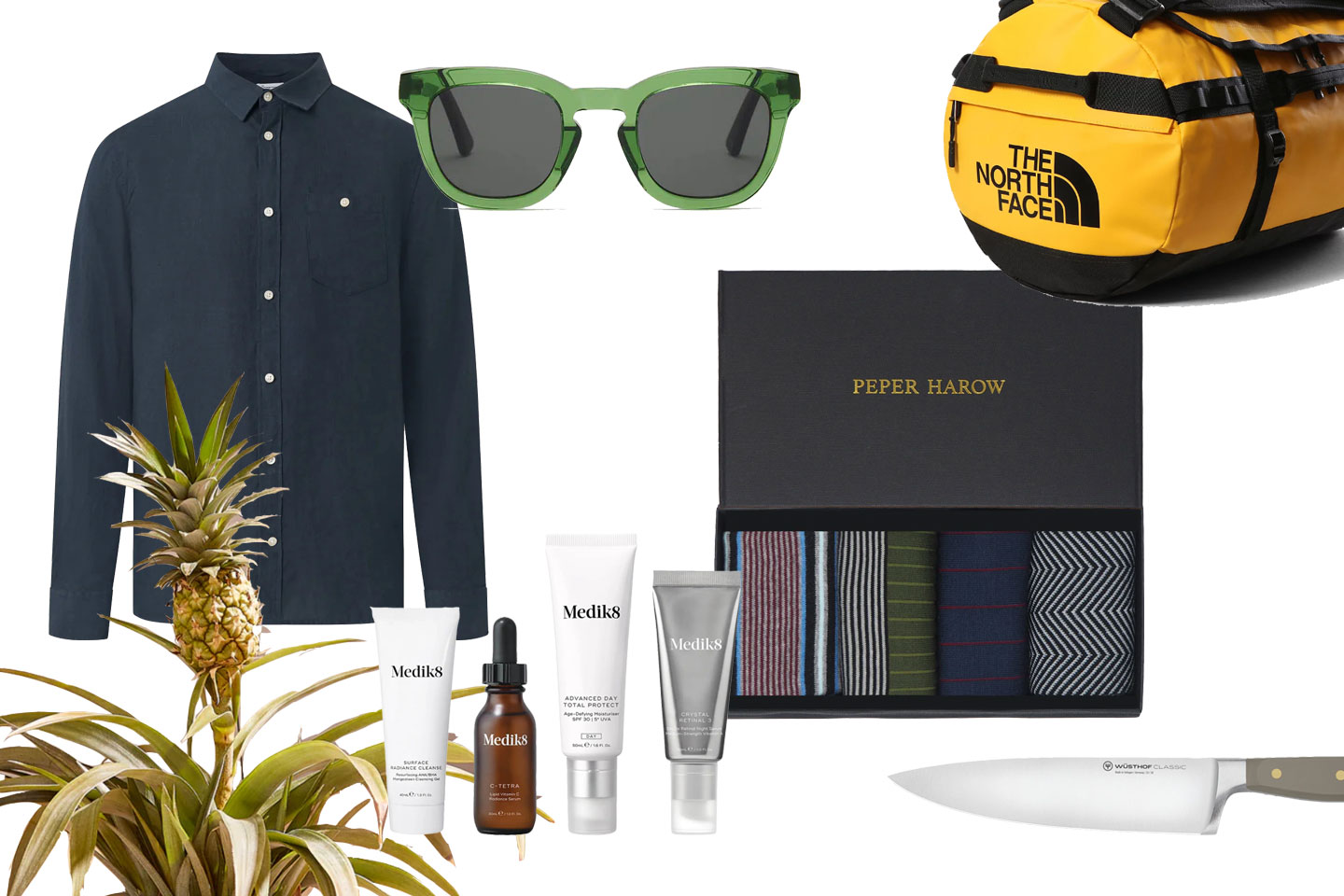 Collage of Luxury Father's Day Gifts