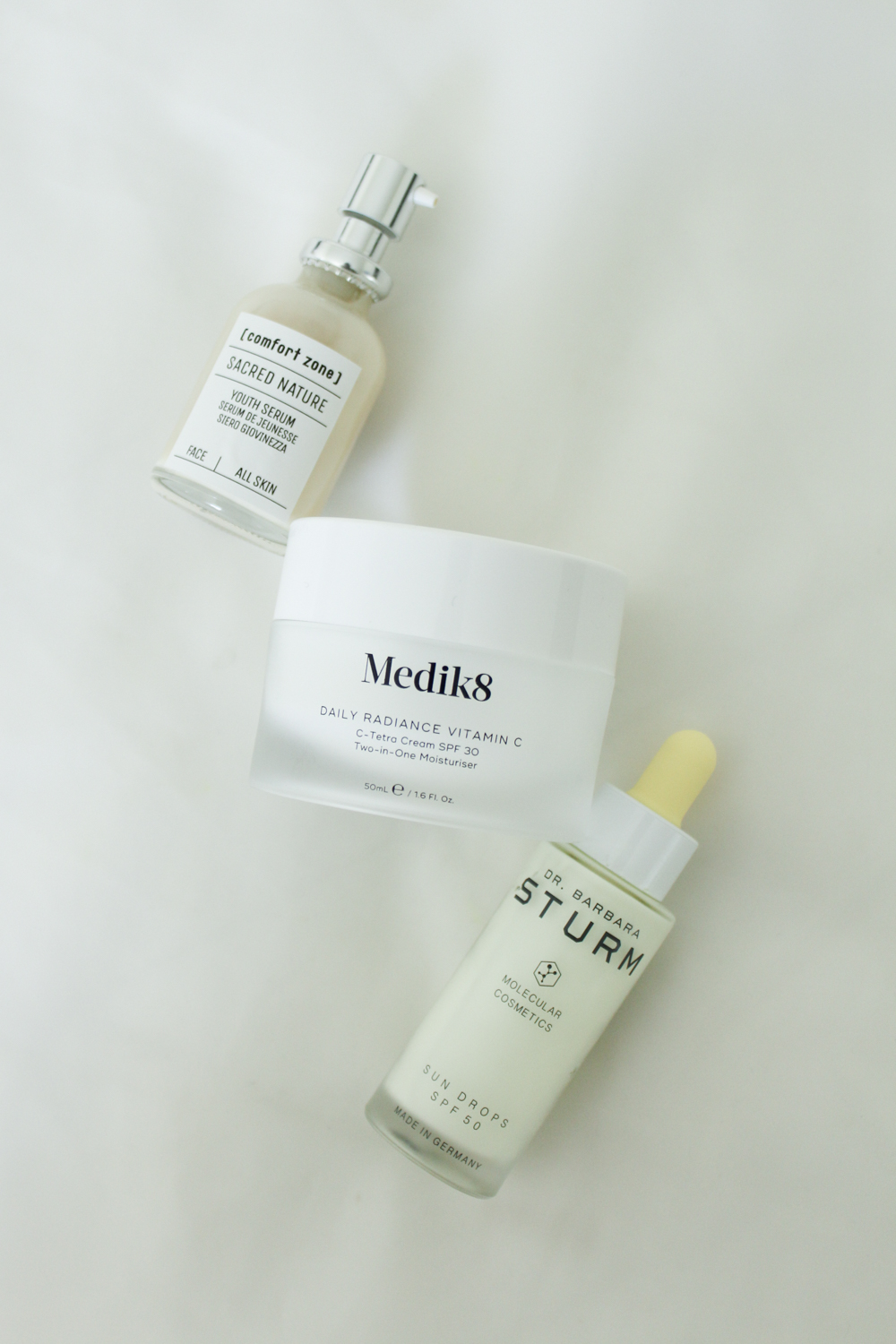 Three summer skincare products