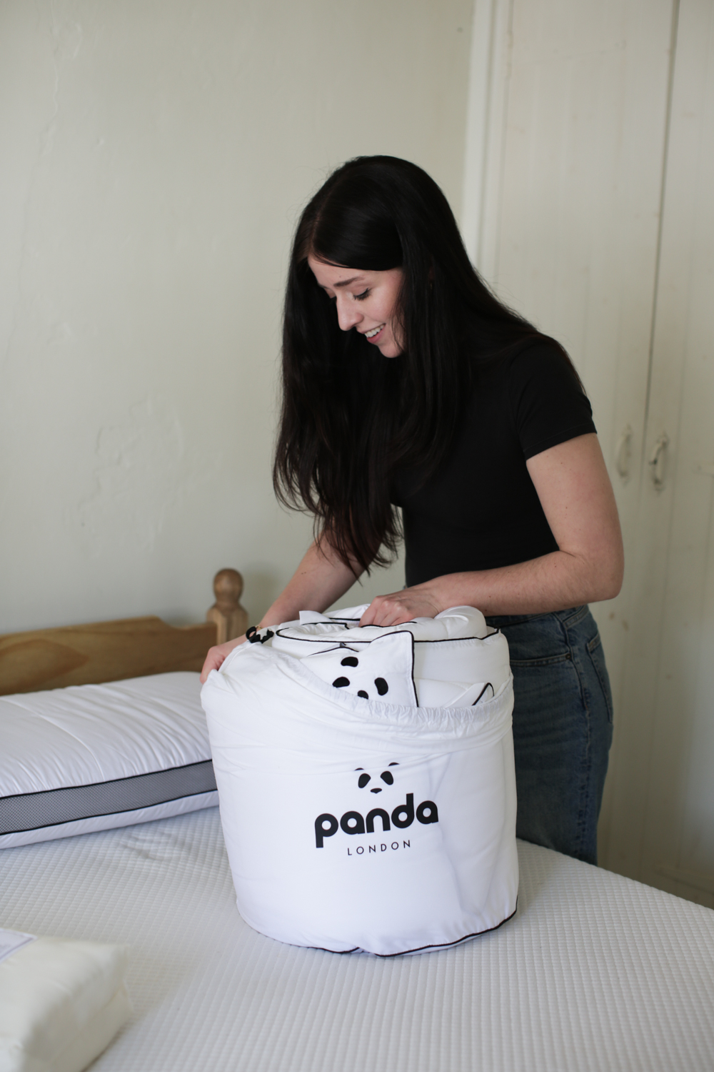 Besma opening Panda London Cloud Duvet