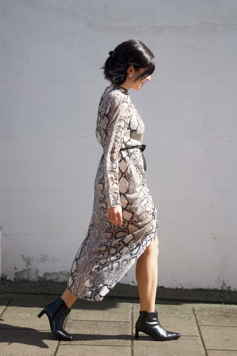 Besma wears AllSaints Rizo Dress