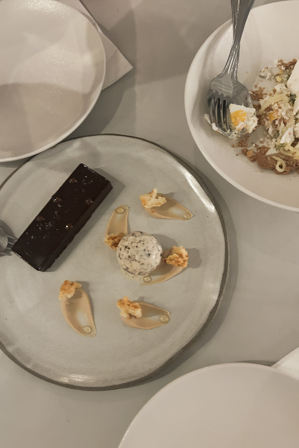 Dessert at Mario Restaurant Paros