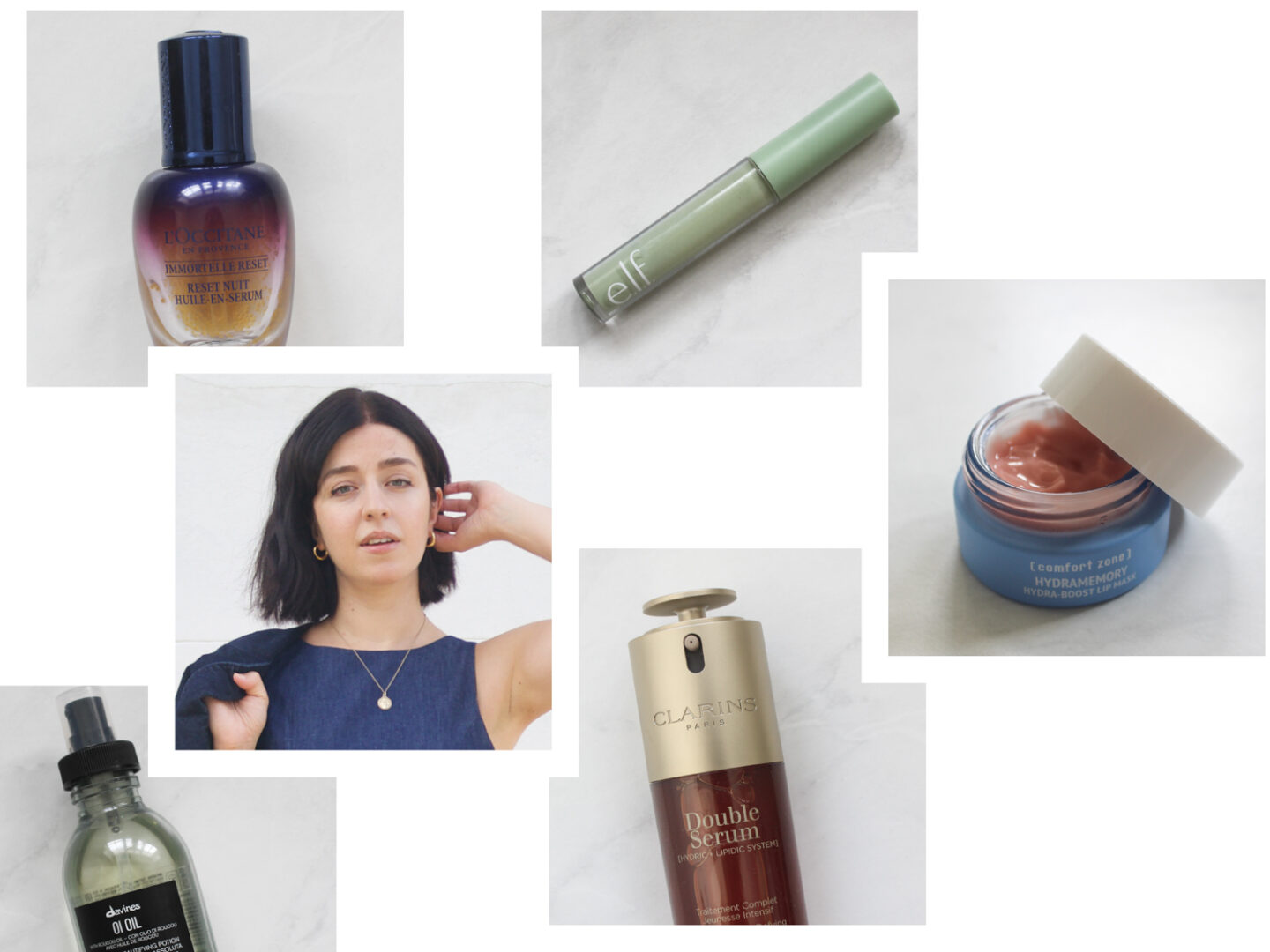 Collage of cruelty-free viral beauty dupes