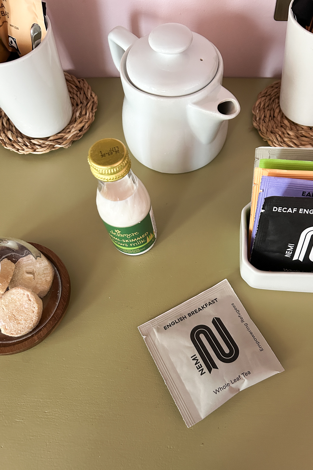 Nemi Teas and in-room snacks