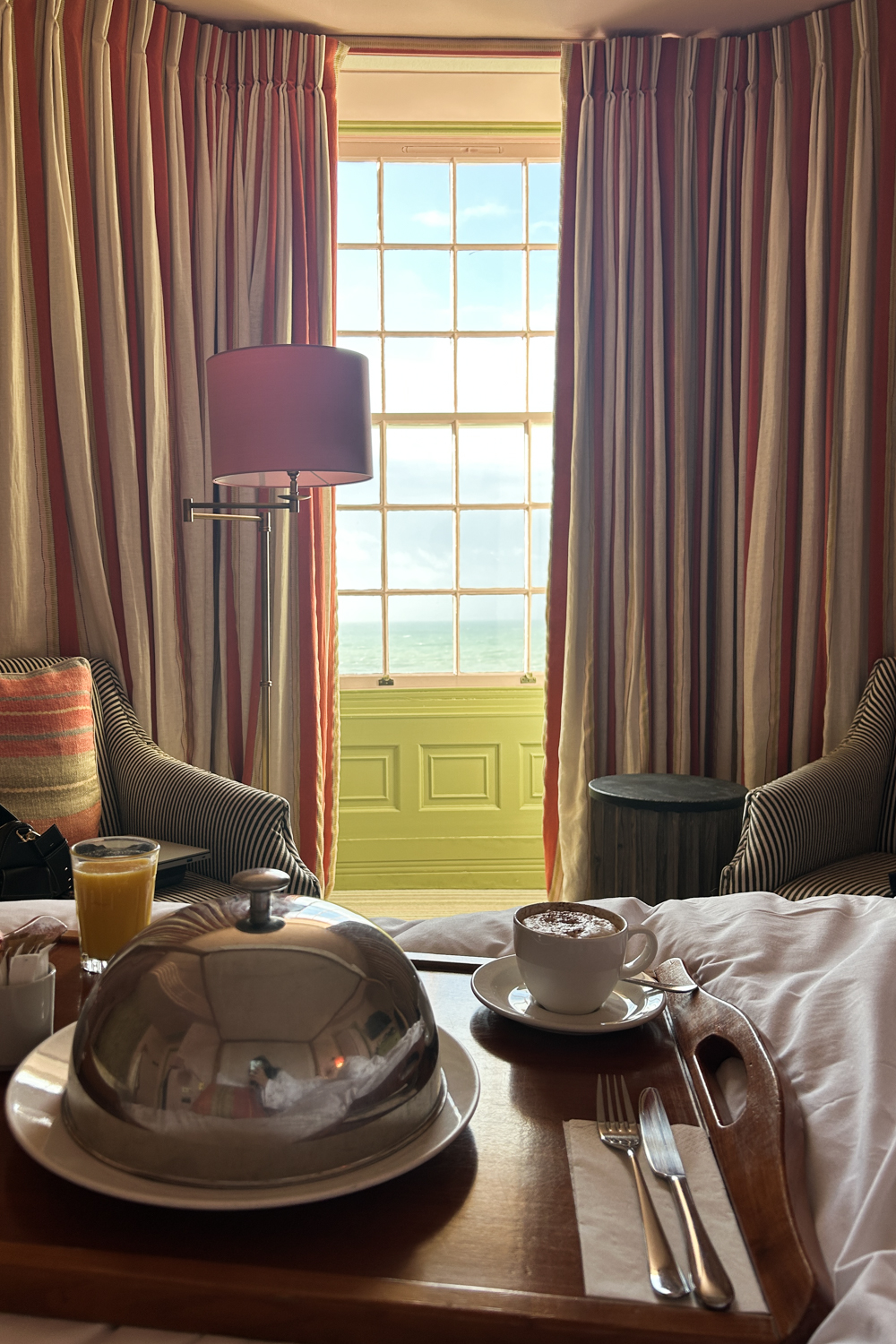 Sea views at Drakes Hotel