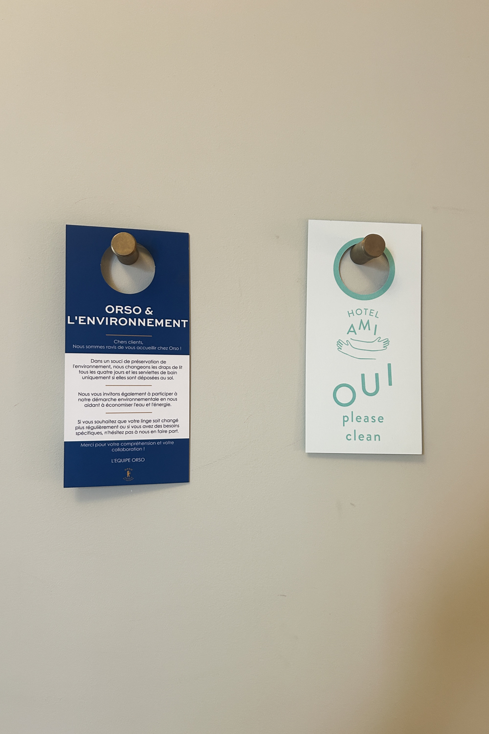 Orso Hotels' Enivronmental Policy