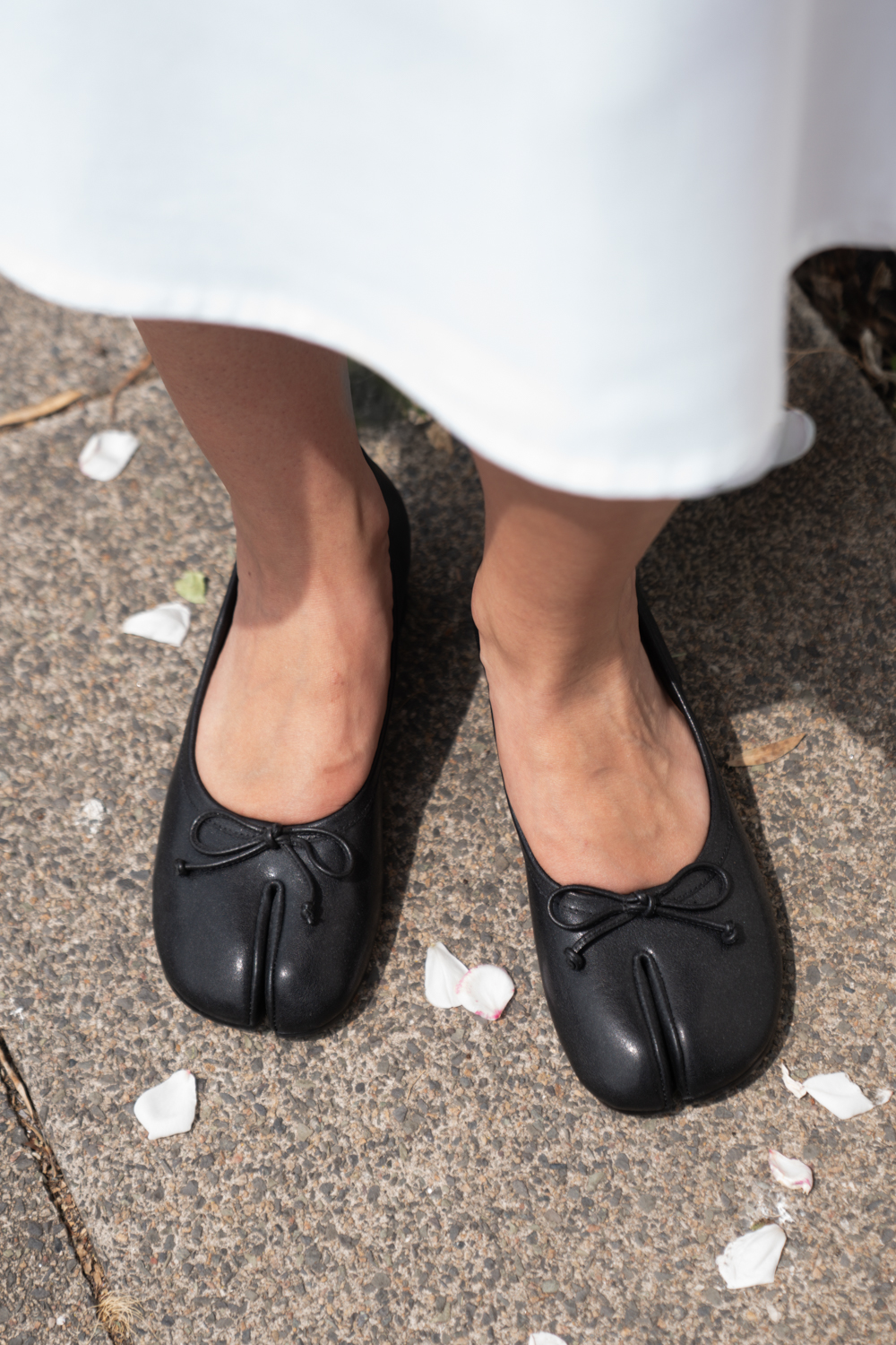 Close-up of Woodchuck Sato Tabi Shoes