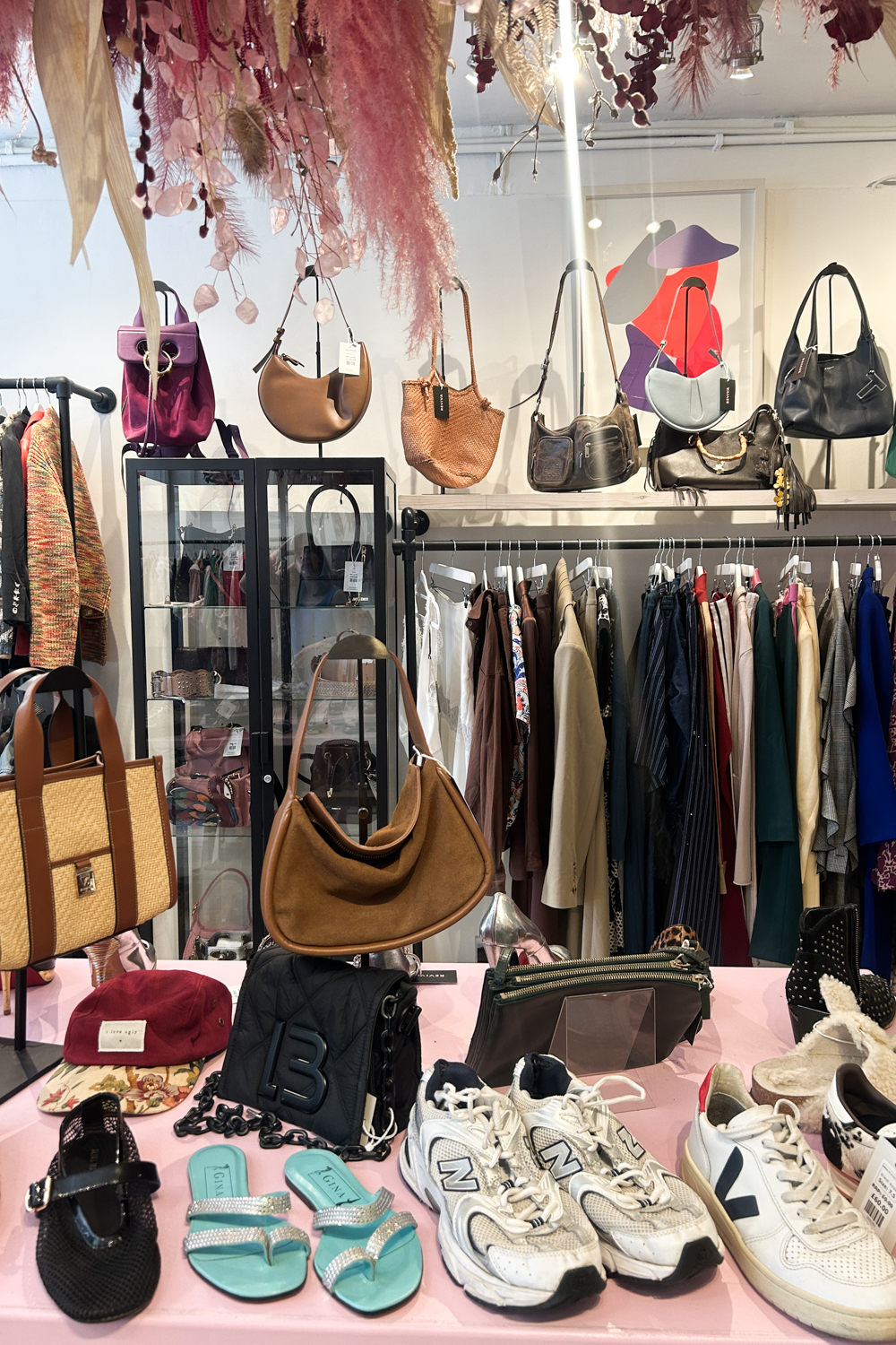 Interior of Reviva second-hand store