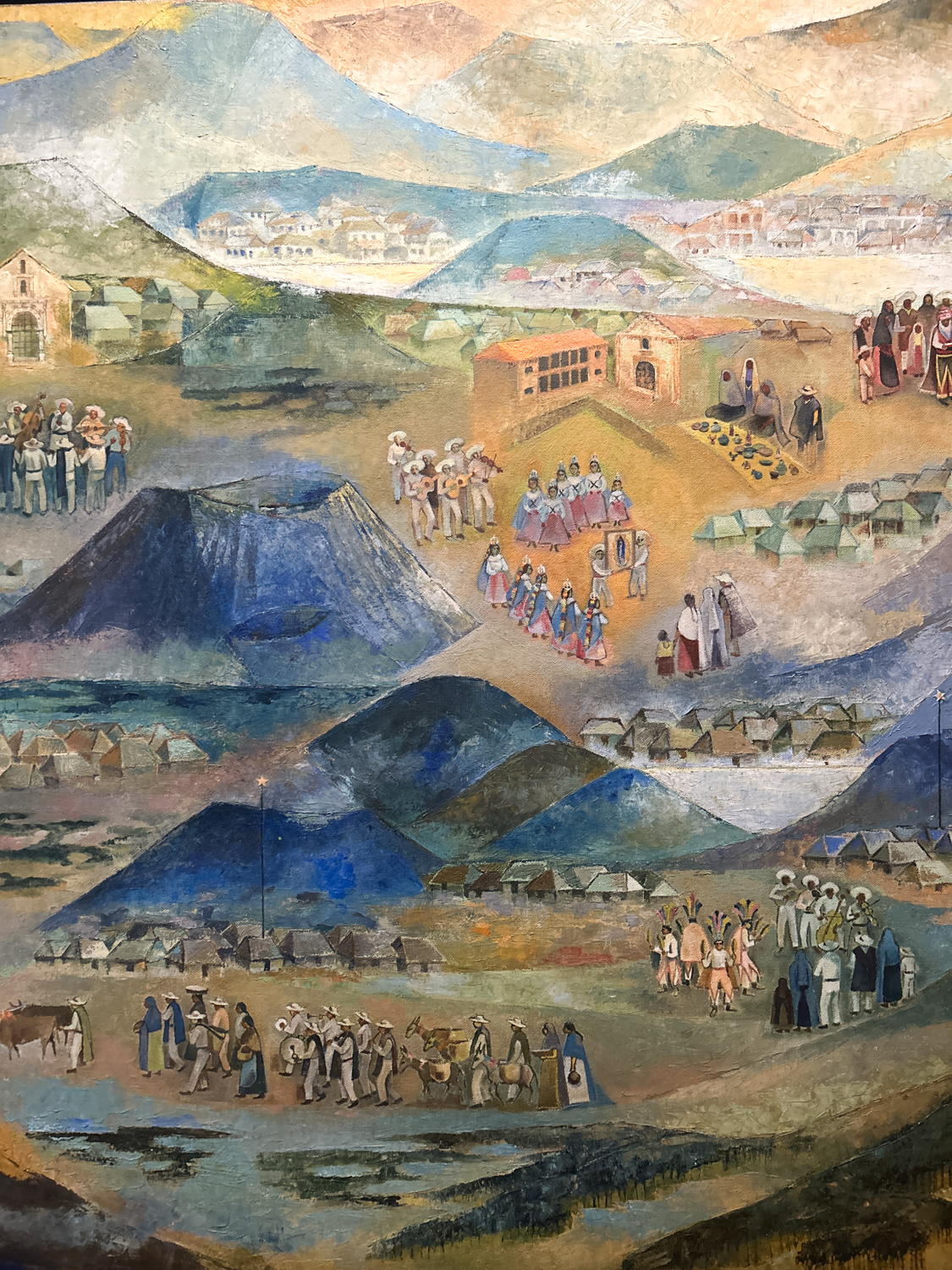 Painting of Mexico's origins