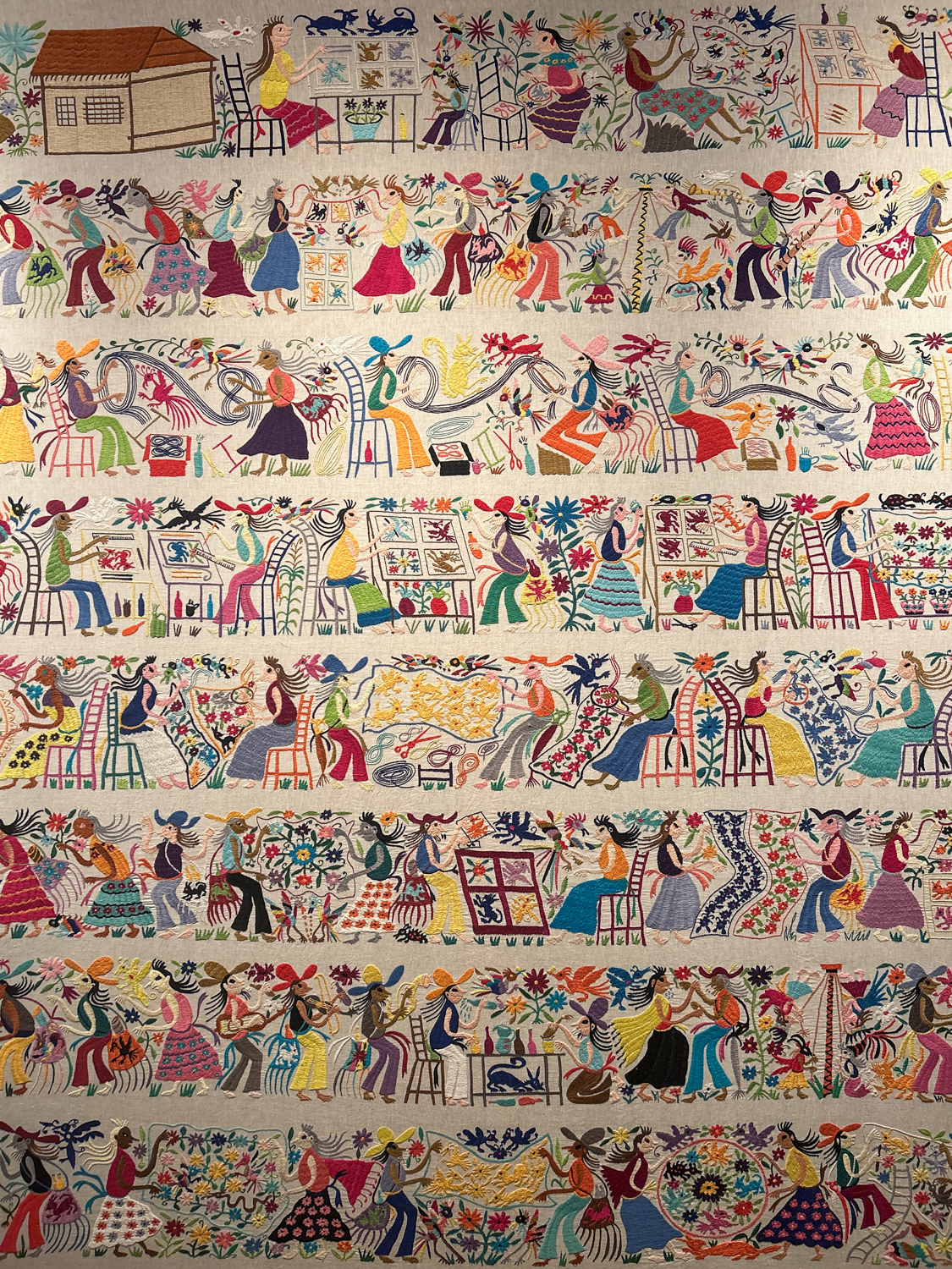 Weavers art at Museo de Antropologia